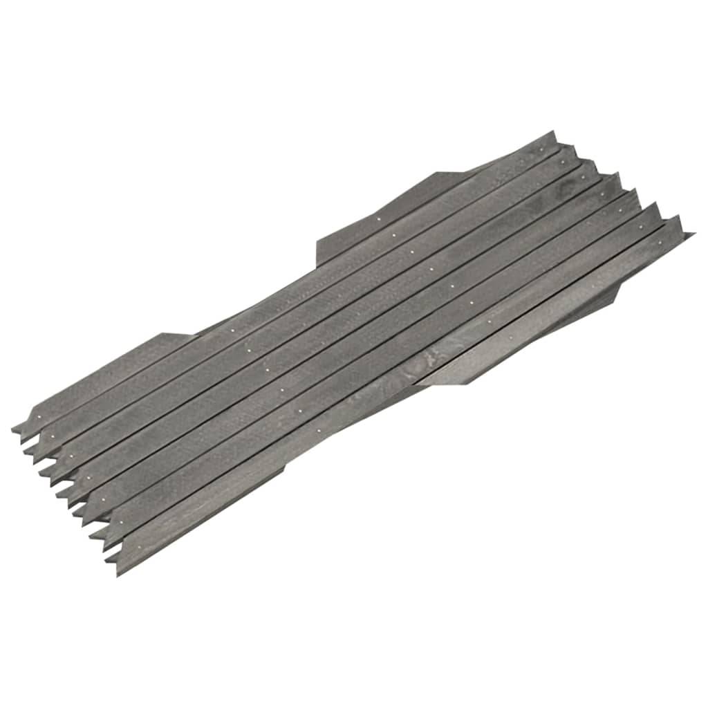 Clôture à treillis bois sapin massif gris 180 x 30 cm (x5) - PANGIVO - Image 3