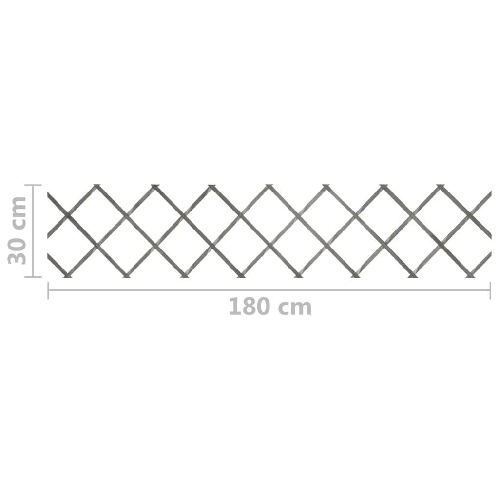 Clôture à treillis bois sapin massif gris 180 x 30 cm (x5) - PANGIVO - Image 7