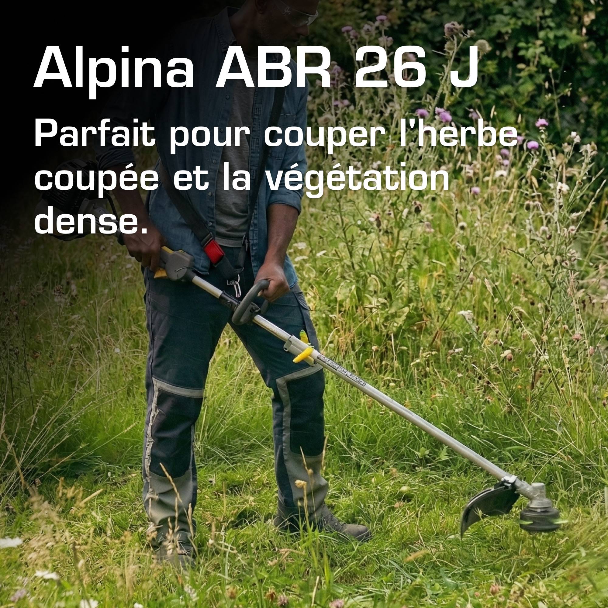 Alpina - Débroussailleuse ABR 26 J, 25,4 cm³, tête à deux lignes, harnais inclus - Alpina - Image 2