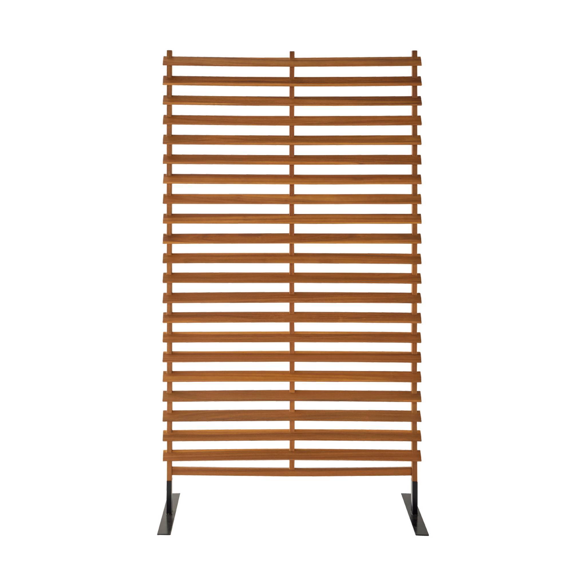 Paravent extérieur en bois. 100cm. acacia. intérieur. extérieur  | sweeek - Image 4