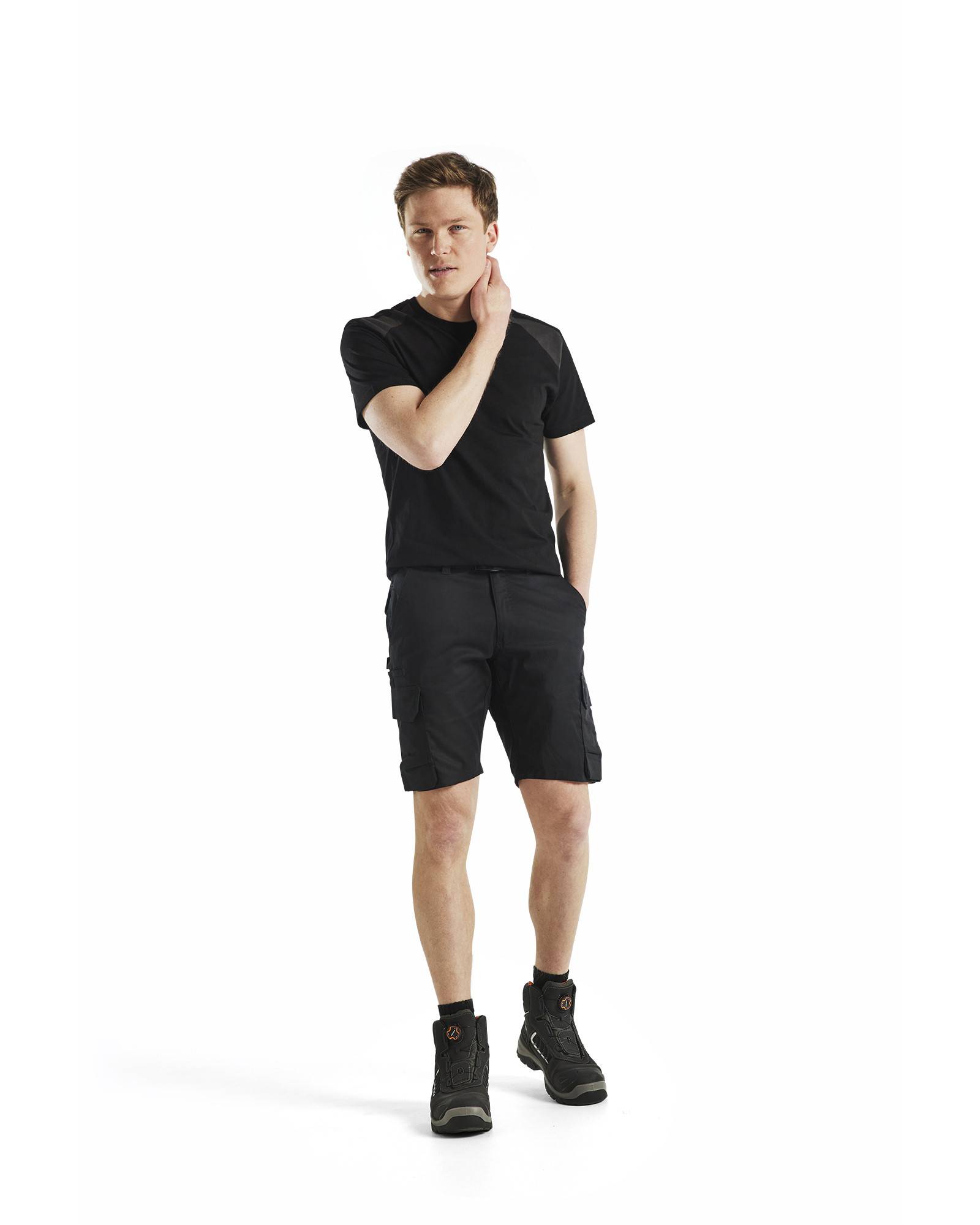Short Industrie stretch 2D Noir | 144618329900 - Blaklader