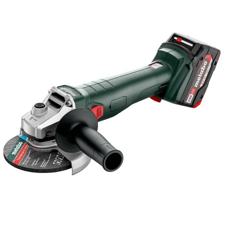 Metabo - Meuleuse METABO 125 mm 18 V- W 18 L 9-125 Quick - 2 x 5,2 Ah Li-Power, ASC 55, coffret metaBOX Metabo - Image 1
