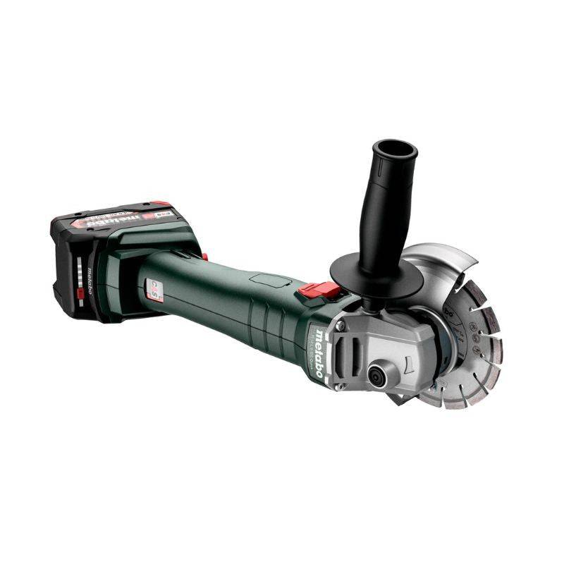 Metabo - Meuleuse METABO 125 mm 18 V- W 18 L 9-125 Quick - 2 x 5,2 Ah Li-Power, ASC 55, coffret metaBOX Metabo - Image 3