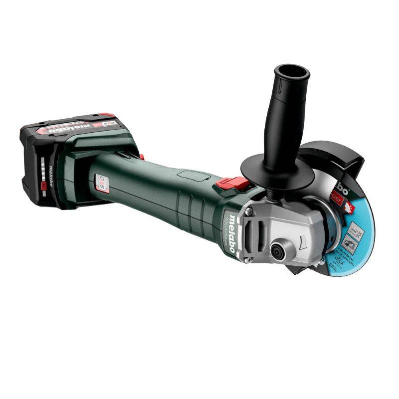 Metabo - Meuleuse METABO 125 mm 18 V- W 18 L 9-125 Quick - 2 x 5,2 Ah Li-Power, ASC 55, coffret metaBOX Metabo - Image 2