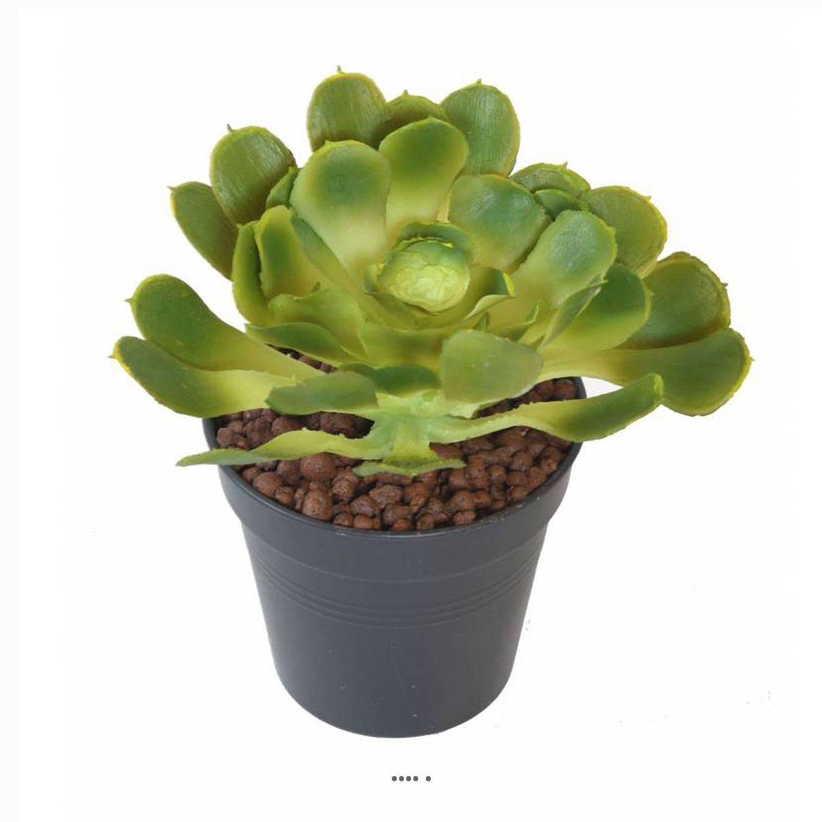 Artificielles - Joli Aloe artificiel en piquet H 18 cm L 15cm Vert - Image 1