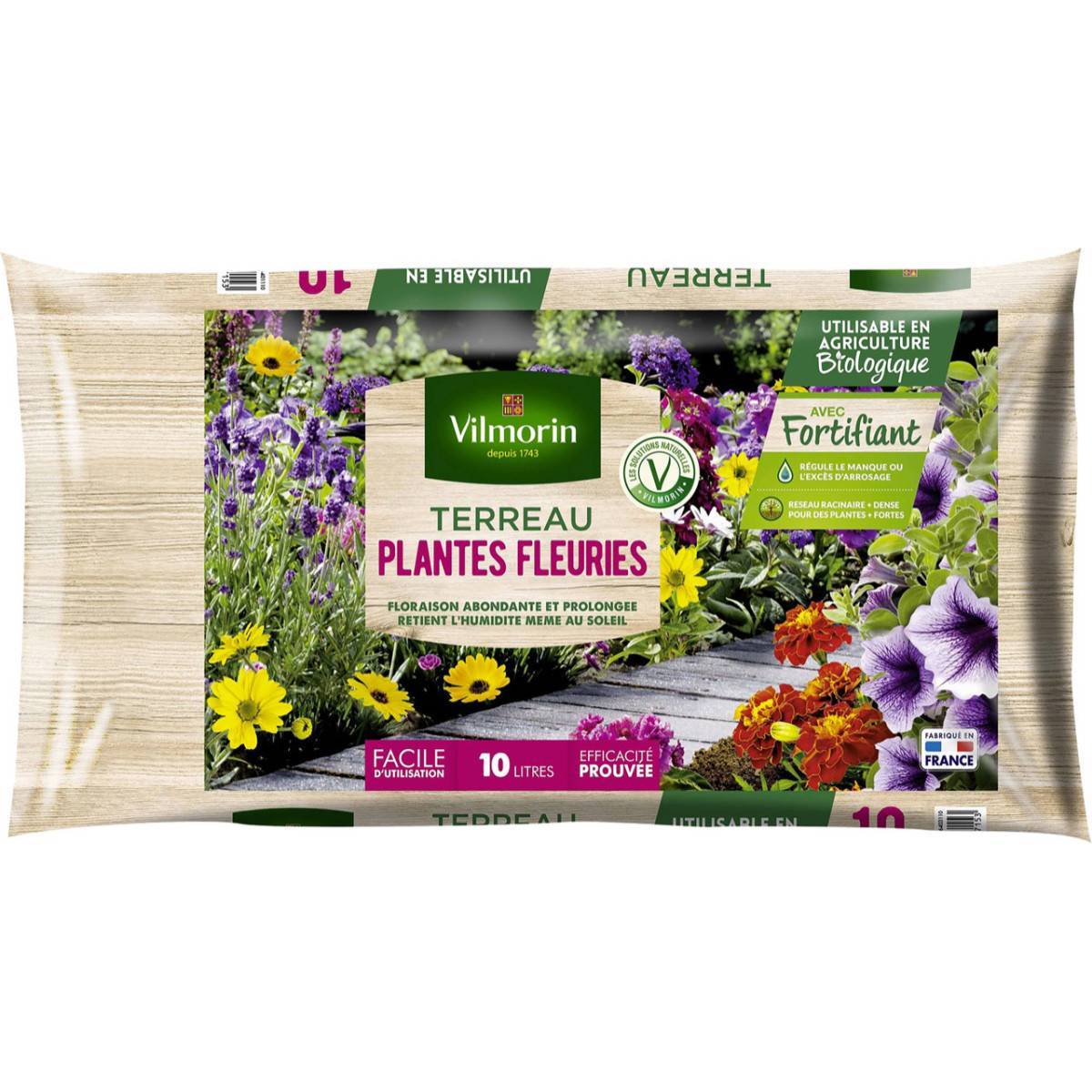 Vilmorin - Terreau Plantes Fleuries 10L