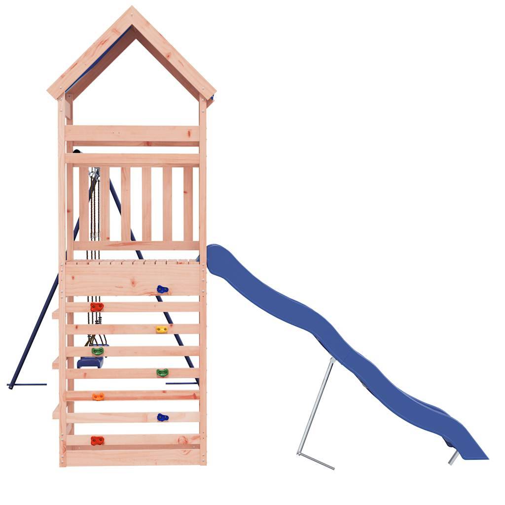 Aire de jeux d'extérieur - Jeu Plein air enfant bois massif de douglas-JU1676 - Image 6