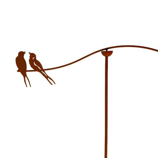 La Grande Prairie - Tuteur balancier oiseaux 58x4x100cm - Image 2