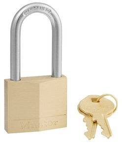Master Lock - Cadenas à clé MASTER LOCK laiton, l.40 mm - Image 1