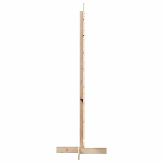 Sapin de Noël en Bois Pin Massif Décoration Intérieure 150 cm Naturel – ComfortXL Outdoor Living - Image 4