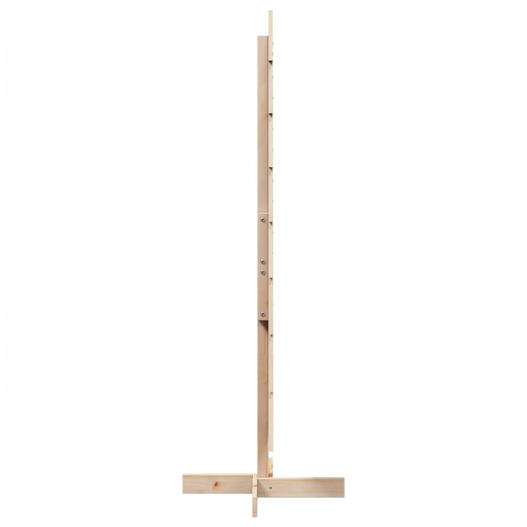 Sapin de Noël en Bois Pin Massif Décoration Intérieure 150 cm Naturel – ComfortXL Outdoor Living - Image 4