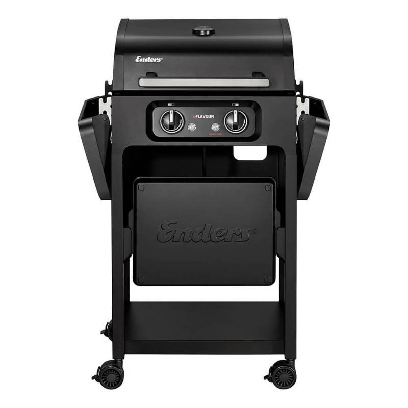 Barbecue électrique Eflavour Pro Turbo - ENDERS - Grill Électrique 3 kW - 2 zones dont Turbo Zone - Switch Grid - 50 x 39 cm, Noir - Image 9