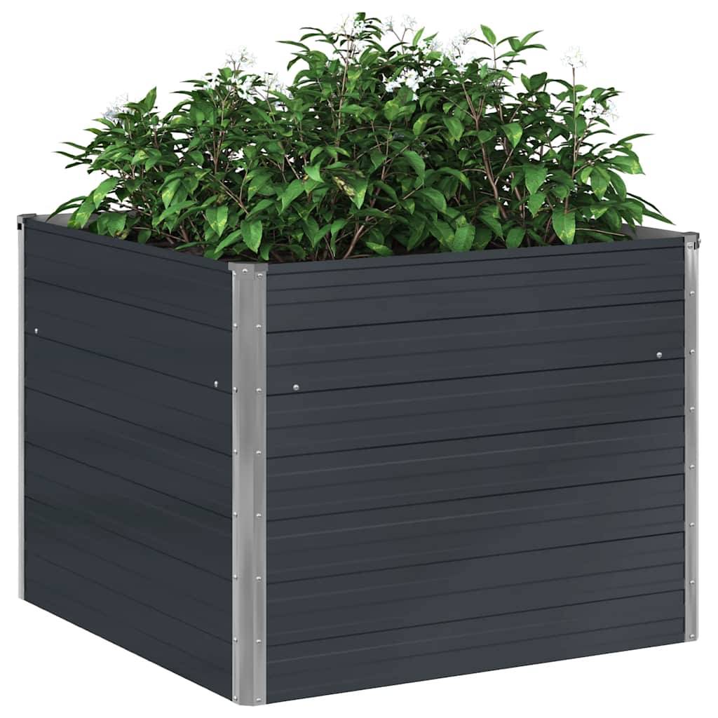 Prolenta Premium - Jardinière acier anthracite 100 x 100 x 77 cm - Prolenta premium p356.9 - Image 5