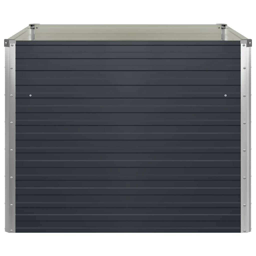 Prolenta Premium - Jardinière acier anthracite 100 x 100 x 77 cm - Prolenta premium p356.9 - Image 6