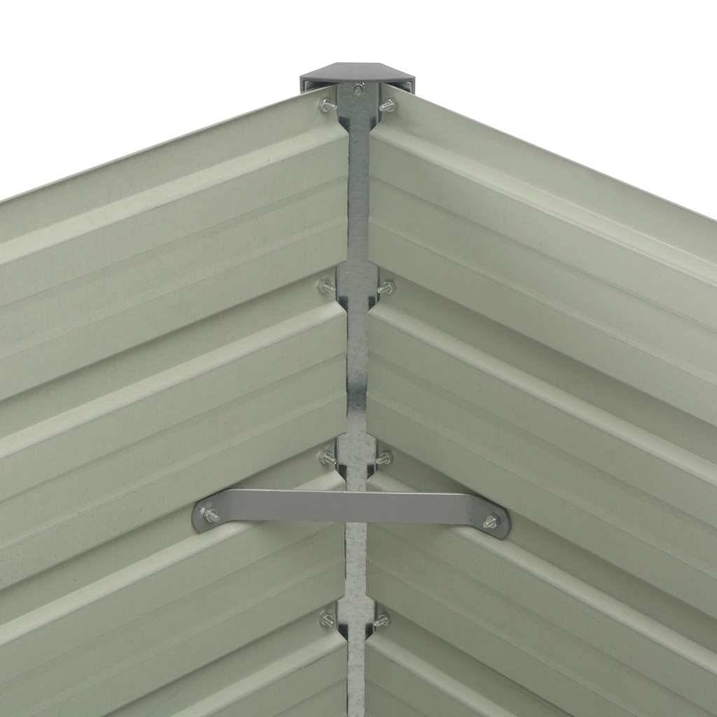 Prolenta Premium - Jardinière acier anthracite 100 x 100 x 77 cm - Prolenta premium p356.9 - Image 10