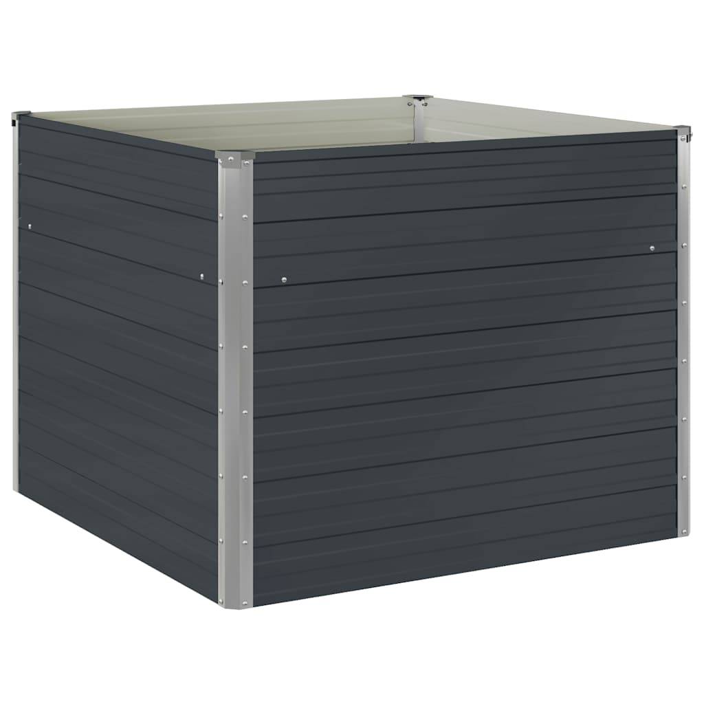 Prolenta Premium - Jardinière acier anthracite 100 x 100 x 77 cm - Prolenta premium p356.9 - Image 1