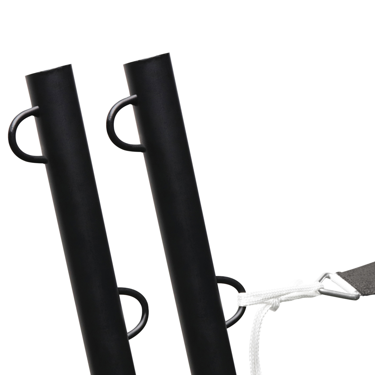 Lot de 2 mâts de fixation pour voile d'ombrage H.220 CM poteaux et bases acier - Image 4