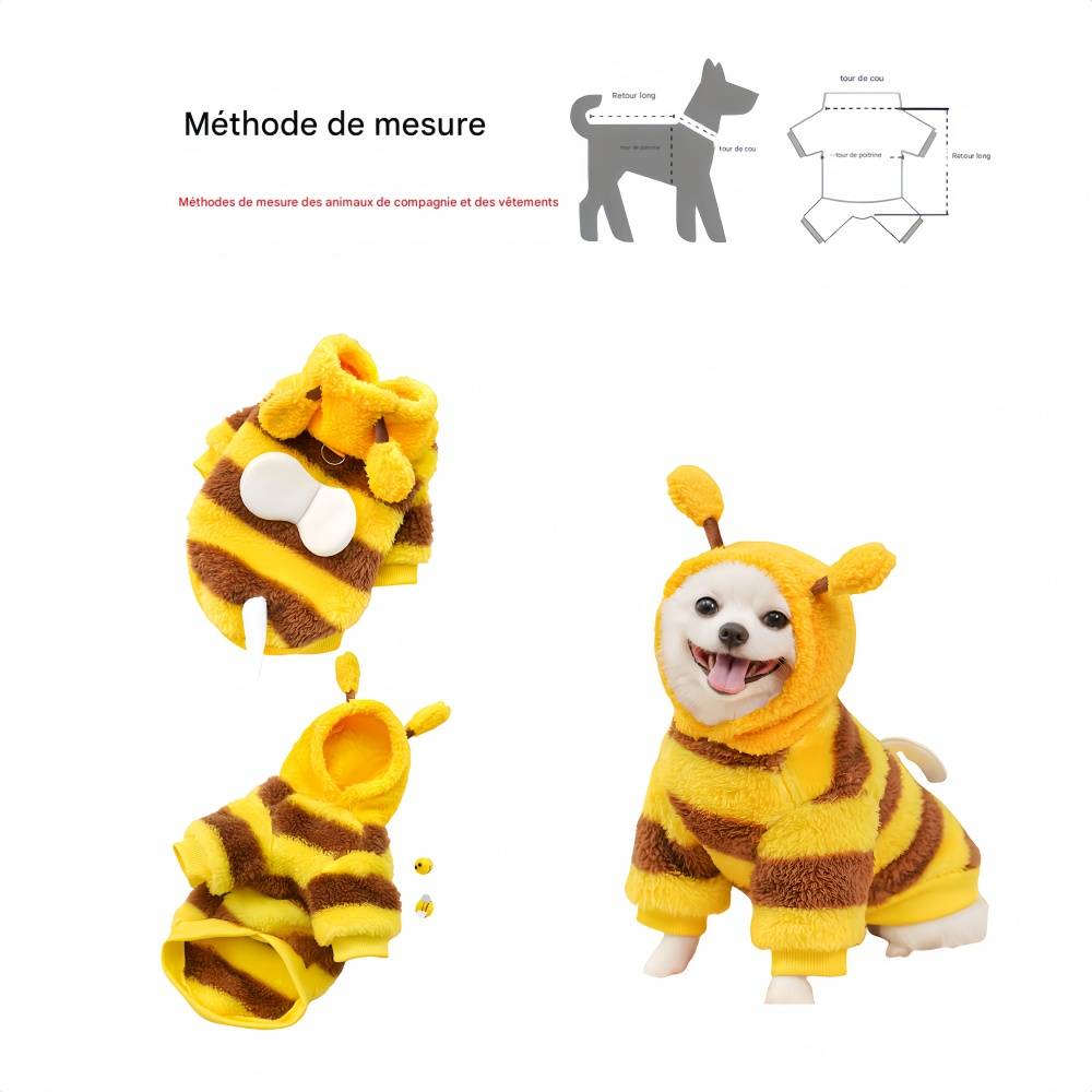 IntiMeg - Sweat à capuche Bee pour chien XS IntiMeg - Image 10