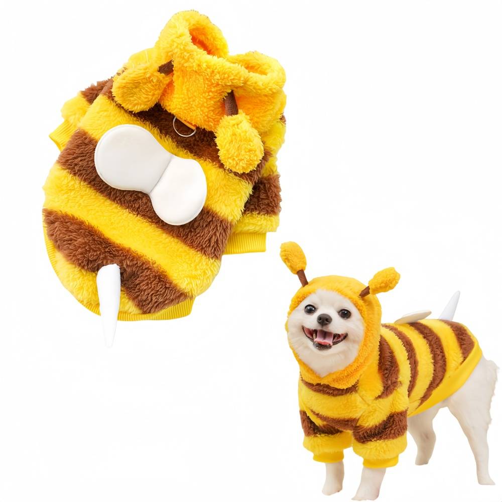 IntiMeg - Sweat à capuche Bee pour chien XS IntiMeg - Image 1