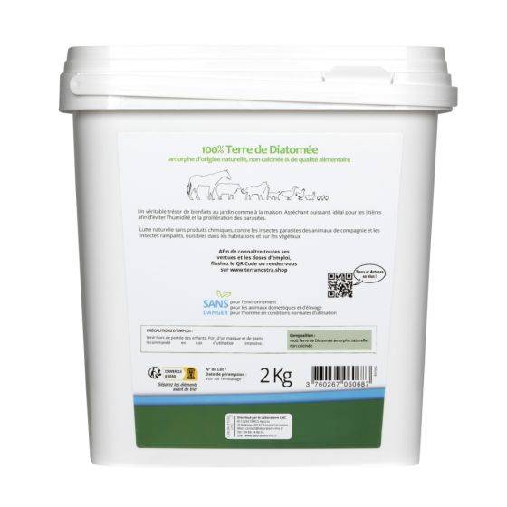 Terra Nostra - Terre de diatomée - Seau 2 kg - Image 2