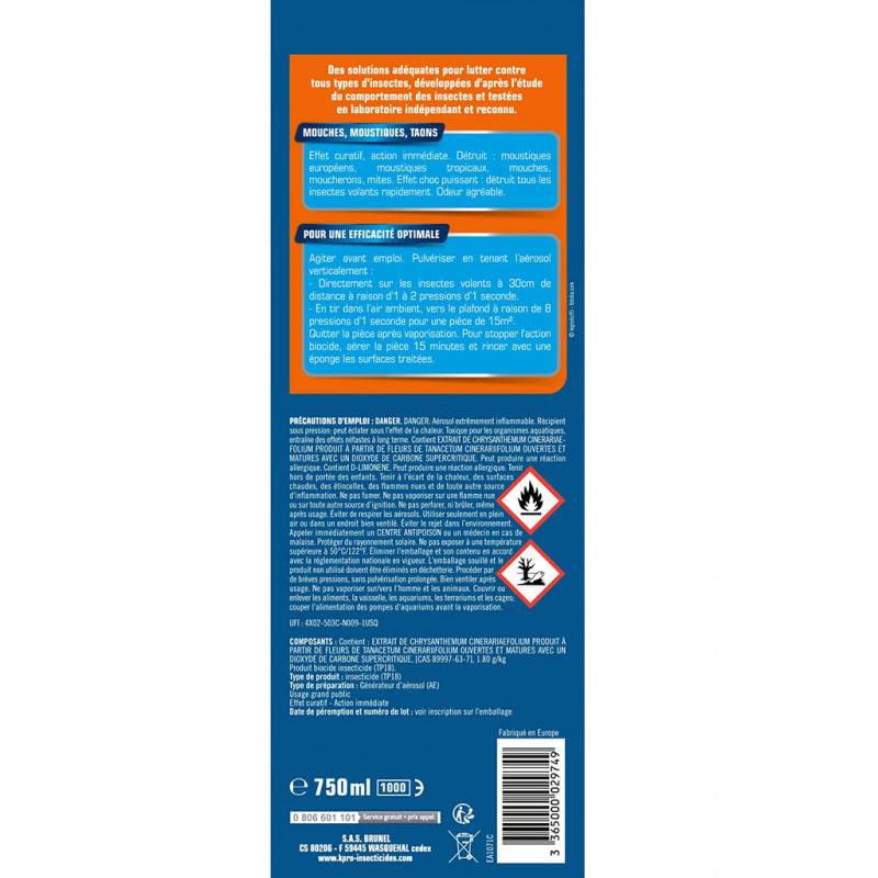 Kapo Tous Insect Volant Aero750ml - Kapo - Image 5