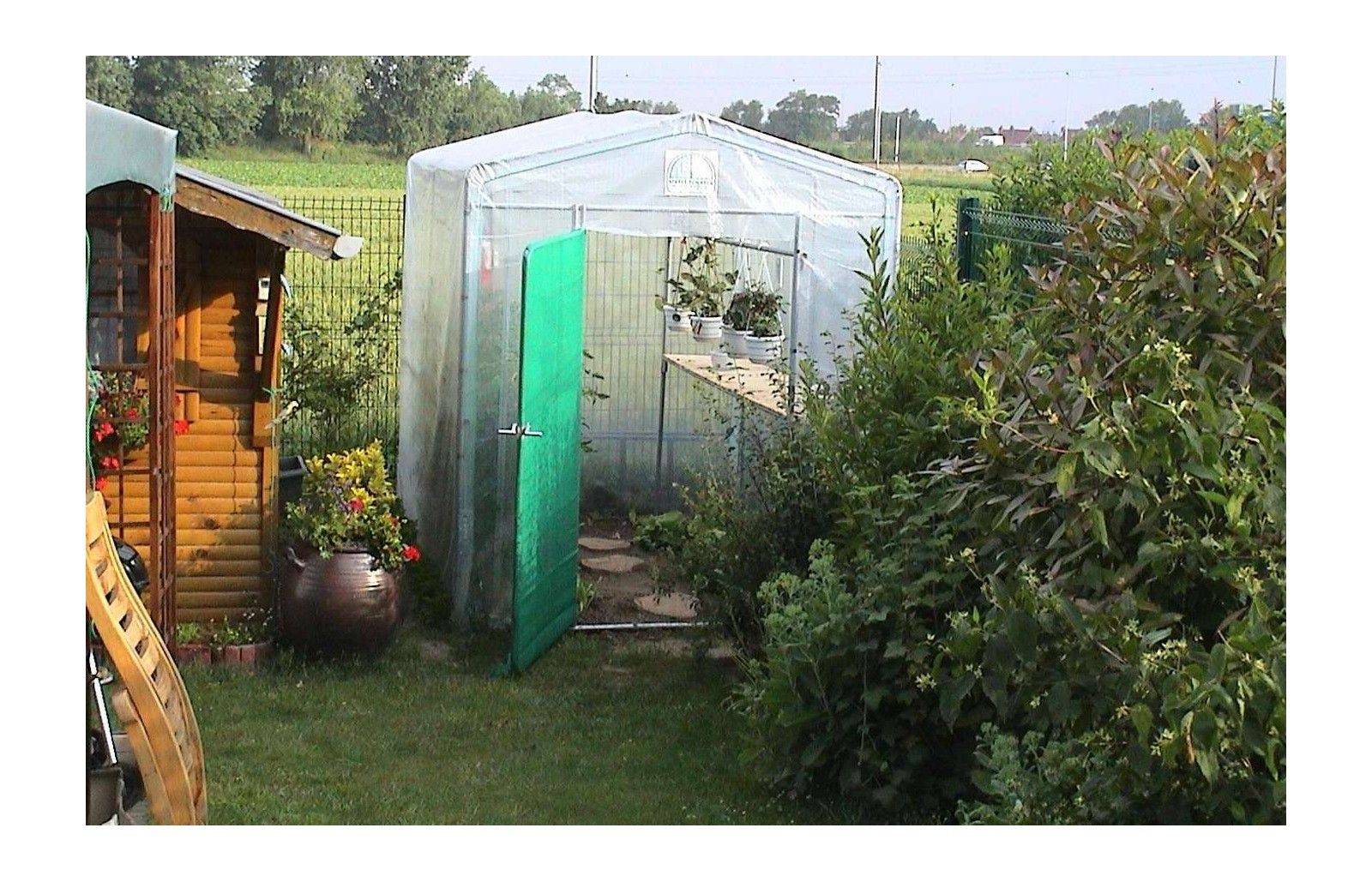 Serre de jardin Primeur - 5m² - 2 x 2,7 m - serre à semis - pieds droits - polyéthylène haute densité - 1 porte pivotante - LES SERRES TONNEAU - Image 9
