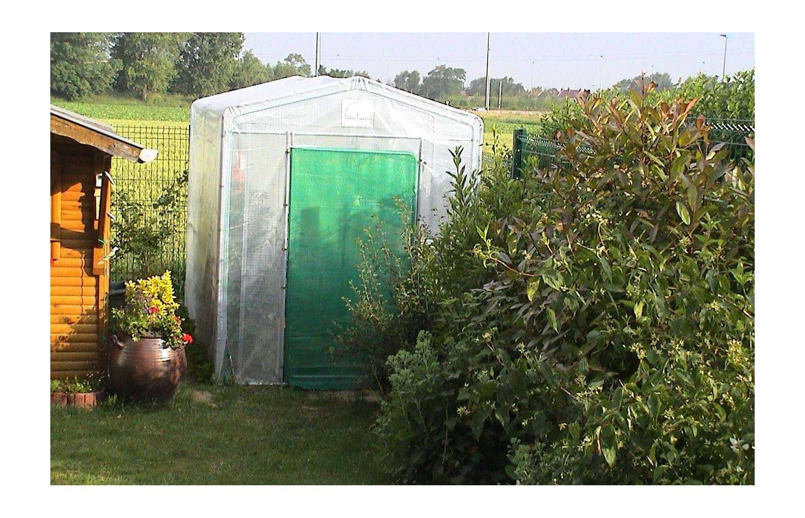Serre de jardin Primeur - 5m² - 2 x 2,7 m - serre à semis - pieds droits - polyéthylène haute densité - 1 porte pivotante - LES SERRES TONNEAU - Image 10