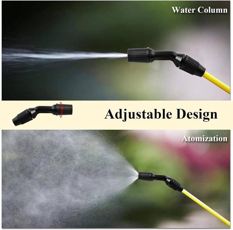 Buse de Pulvérisation en Plastique, Accessoires de Pulvérisation d'irrigation de Jardin, Noir-Lytech - Image 3
