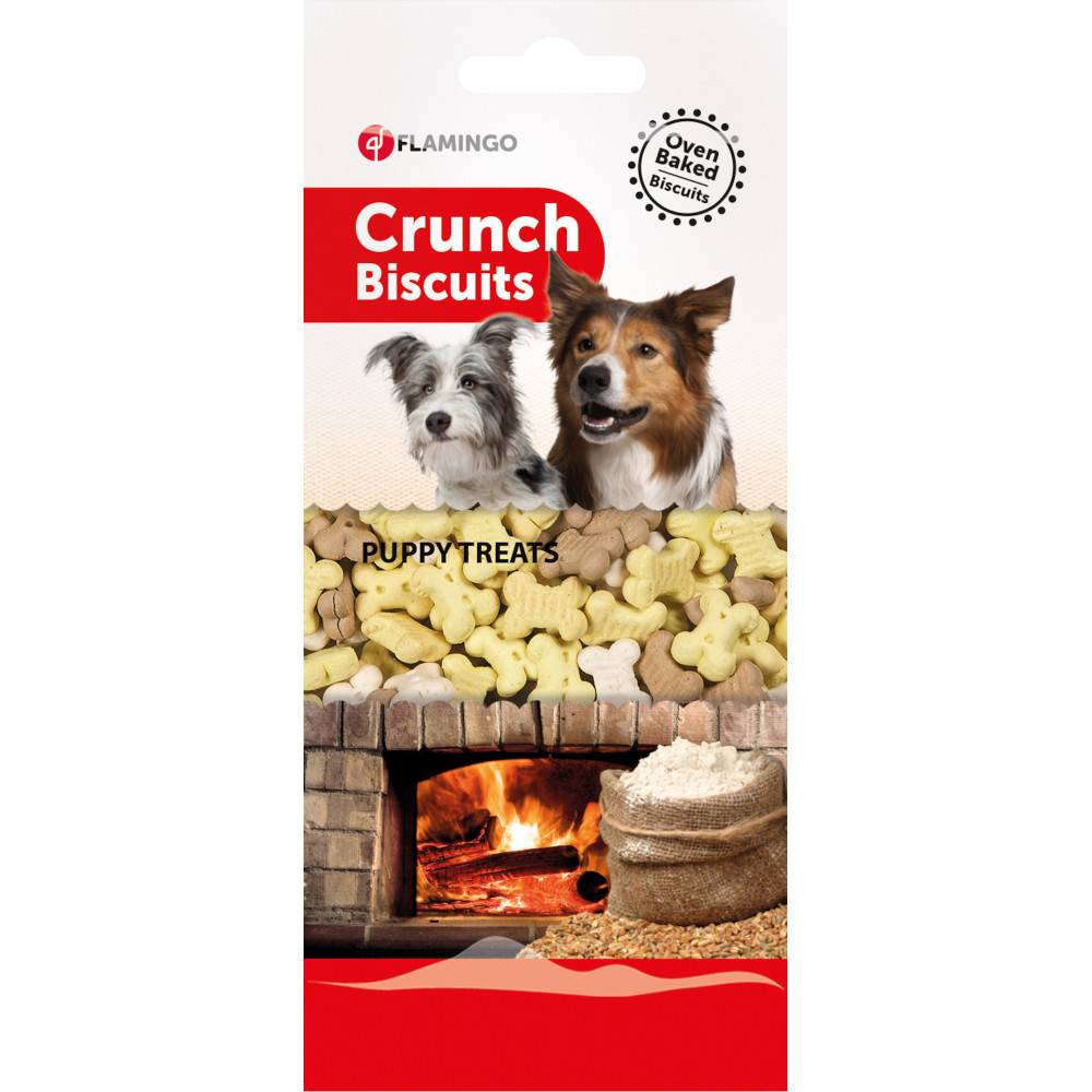 Flamingo - Friandises Crunch Biscuit avec goût vanille 500 g pour chien - Image 2