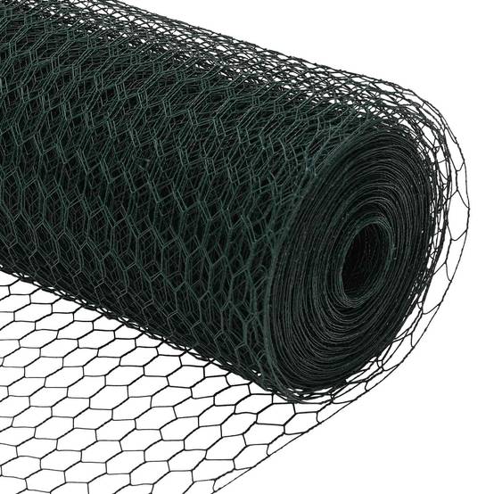 Clôture hexagonale PVC Vert 10 x 0,5 m, Poids :1kg - PANGIVO - Image 8