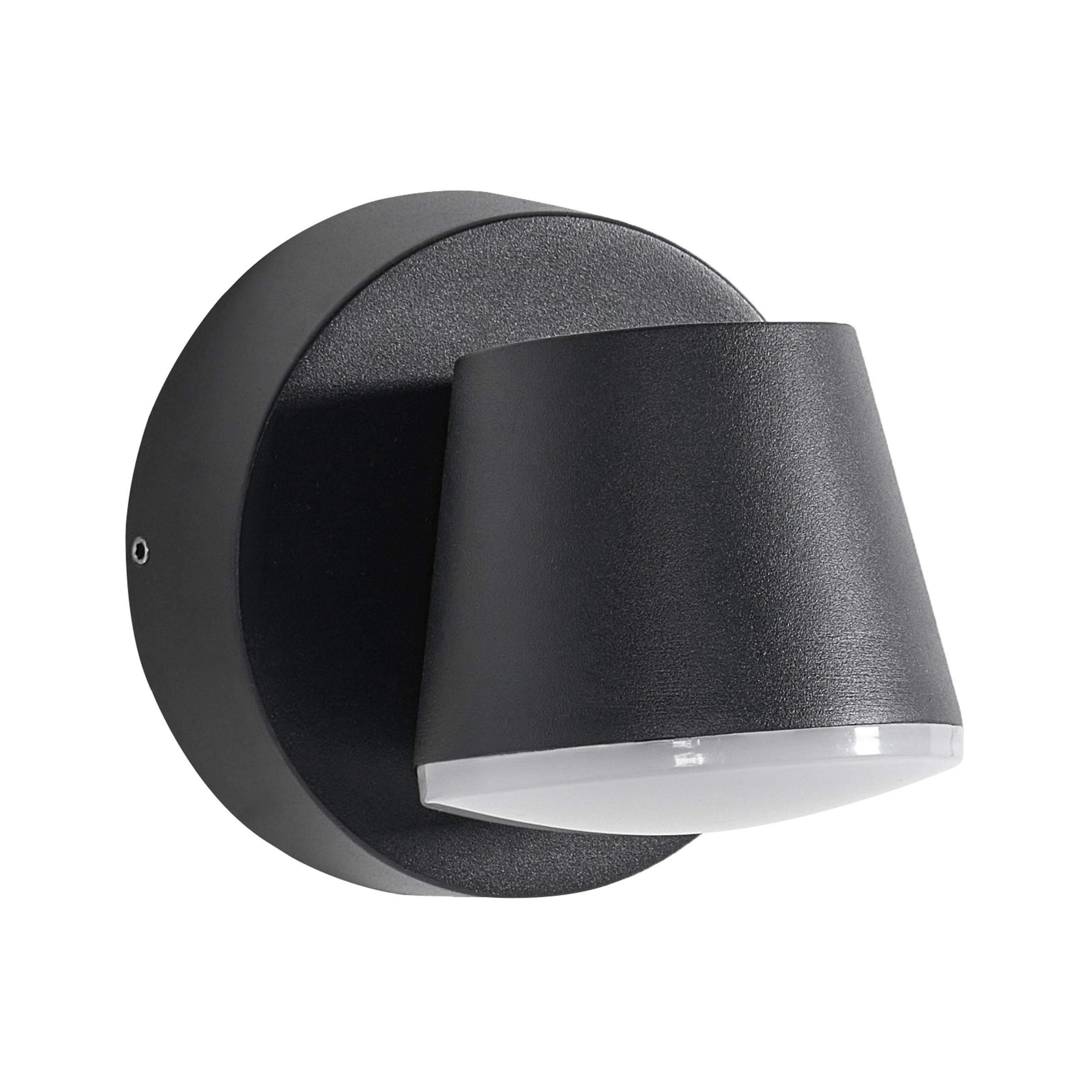 Beliani - Lampe murale pour l'extérieur Aluminium Noir SALAS - Beliani - Image 4
