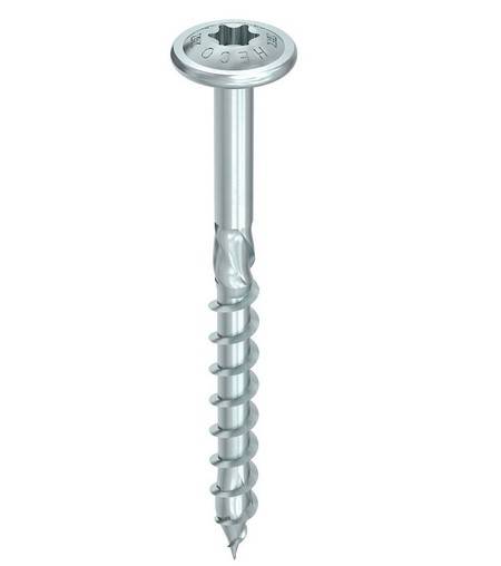 Vis HECO-Topix-Plus - Ø8x340mm - Tête Ronde large - Filetage Partiel - T40 - Boite de 50 - 61403 - Image 1