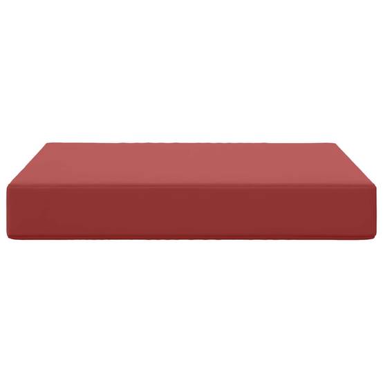 Coussin de canapé polyester bordeaux 60 x 60 x 8 cm - PANGIVO - Image 4