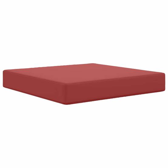 Coussin de canapé polyester bordeaux 60 x 60 x 8 cm - PANGIVO - Image 2
