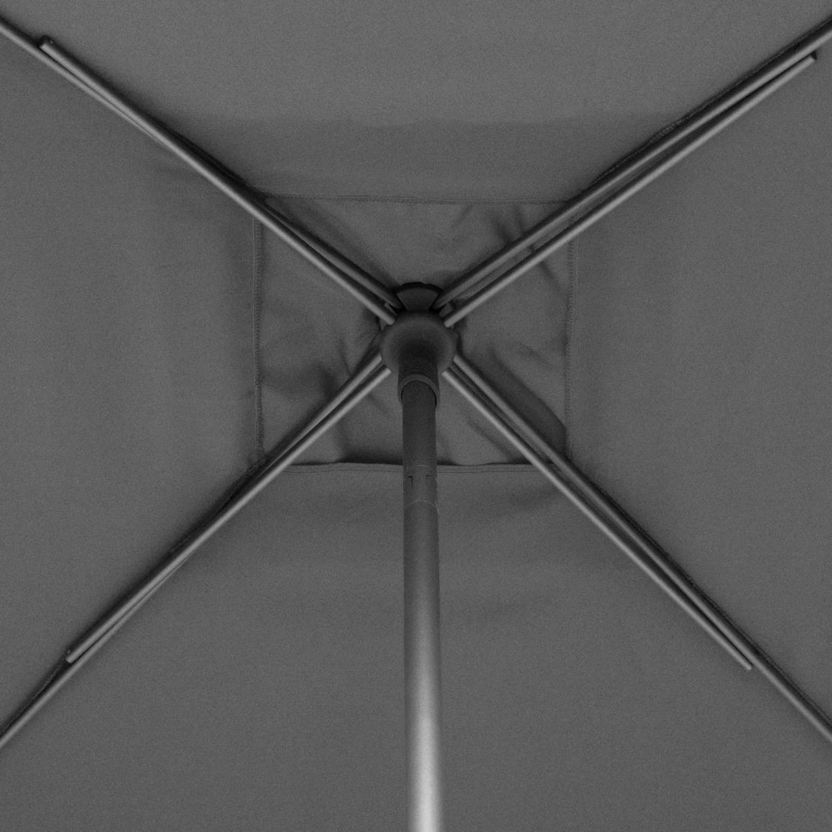 Hesperide - Parasol droit carré "Soya" ardoise D2,5x2,5m en acier Hespéride - Image 3