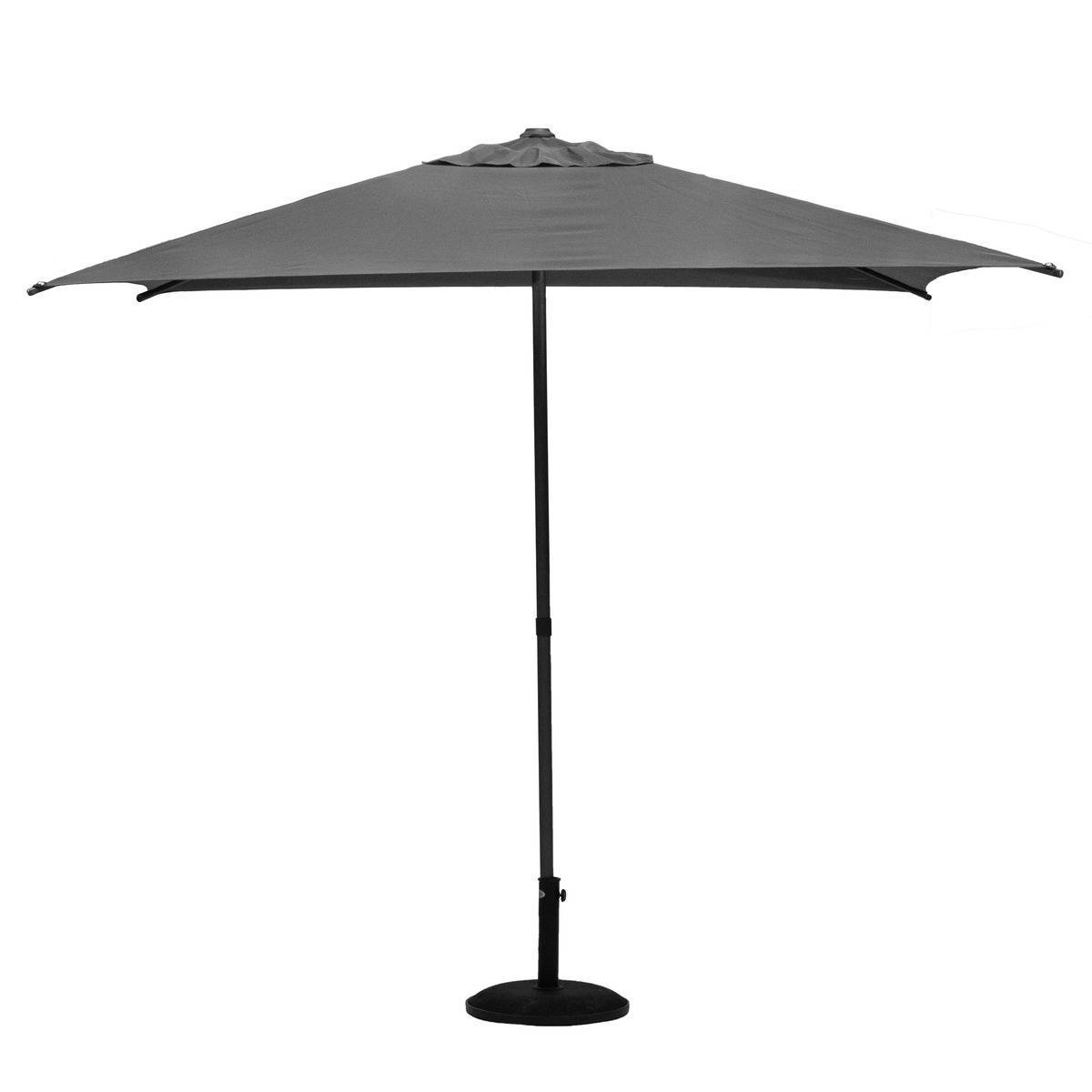 Hesperide - Parasol droit carré "Soya" ardoise D2,5x2,5m en acier Hespéride - Image 2