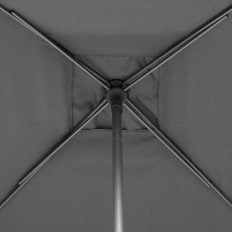 Hesperide - Parasol droit carré "Soya" ardoise D2,5x2,5m en acier Hespéride - Image 7