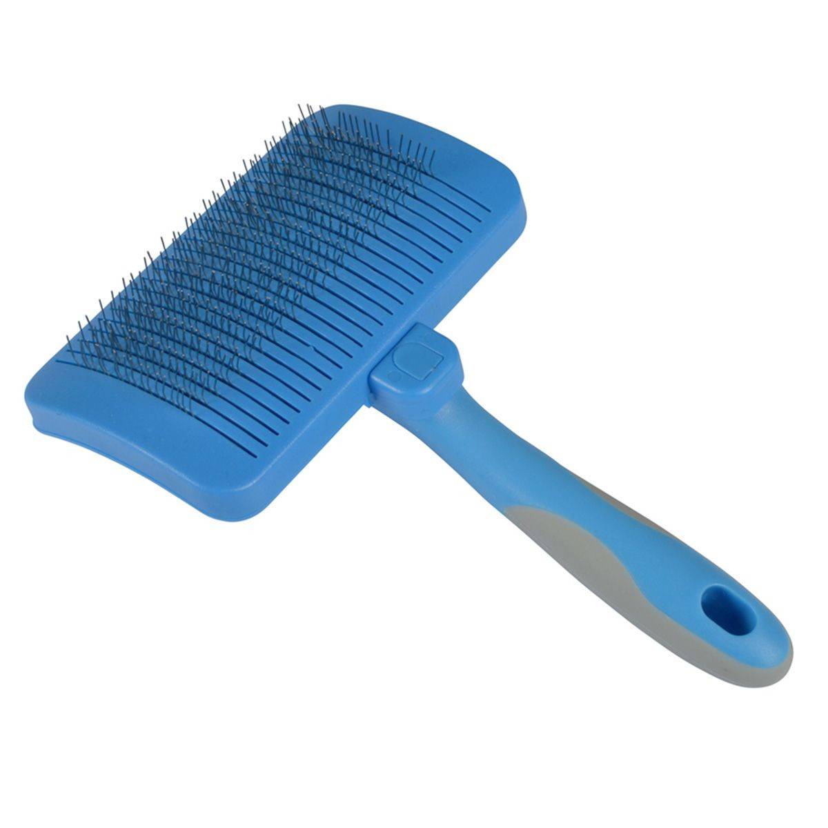 Love Story - Brosse de Toilettage "Rétractable" 17cm Blanc - Image 2