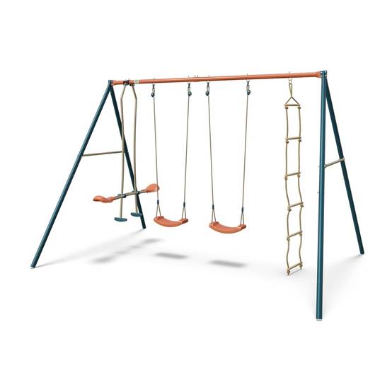 Portique métal 2,20 m Axion MAHO 5 Enfants - Image 1