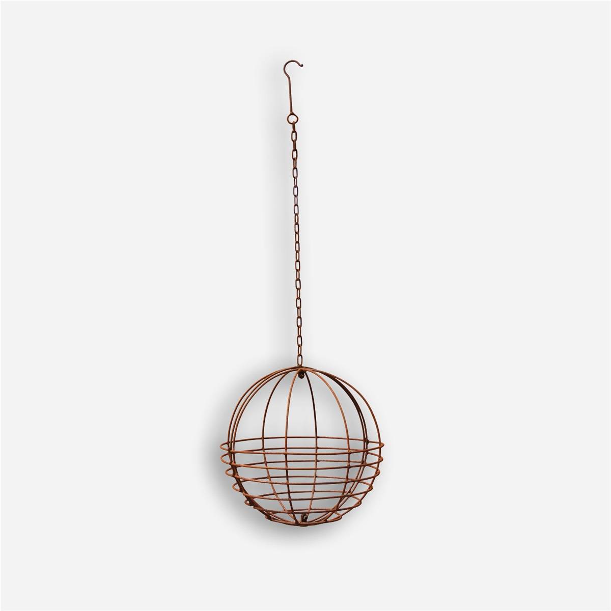 Panier suspendu Bollen en véritable corten