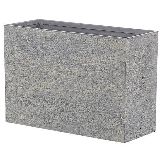 Cache-pot d'extérieur Fibre d'argile Gris EDESSA - Beliani - Image 3