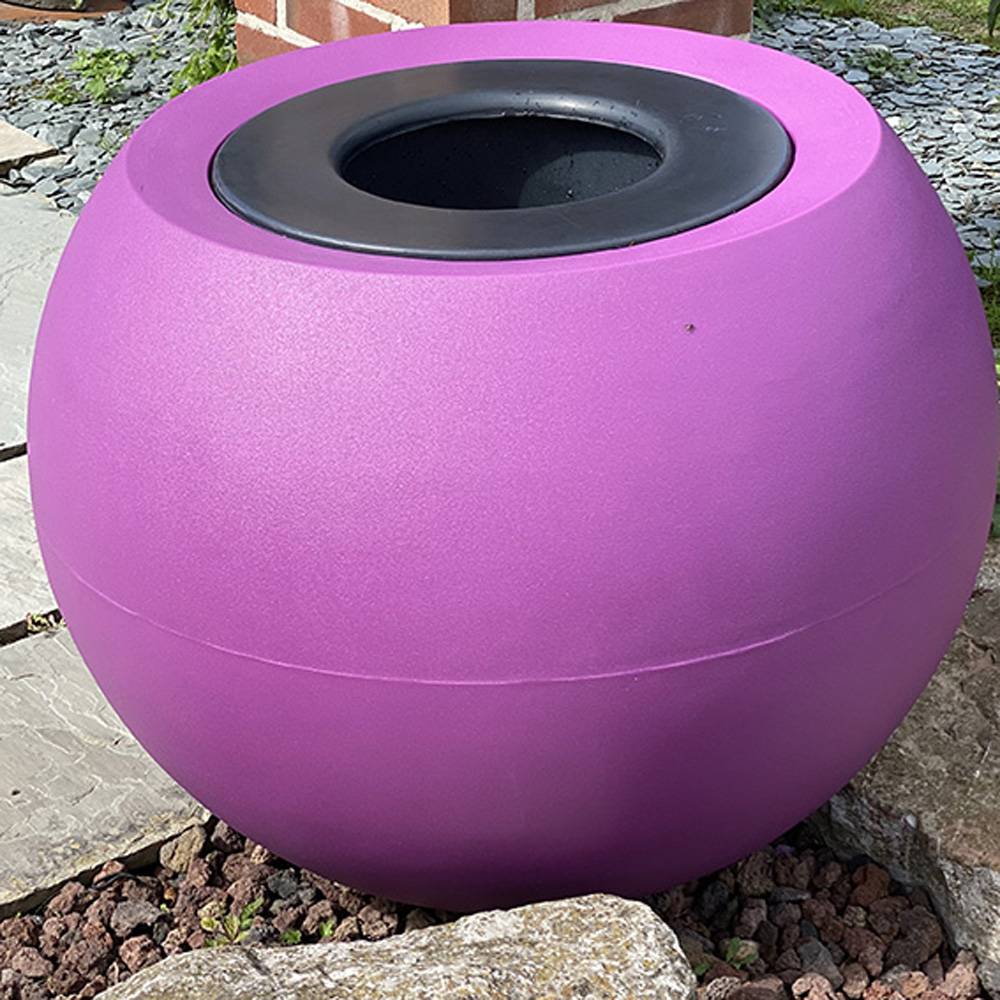 Plast'Up Rotomoulage - Pots de fleurs sphérique xxl speranza 325l-lot de 2 - Image 5
