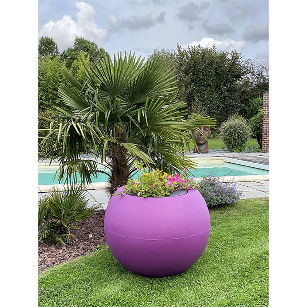 Plast'Up Rotomoulage - Pots de fleurs sphérique xxl speranza 325l-lot de 2 - Image 4