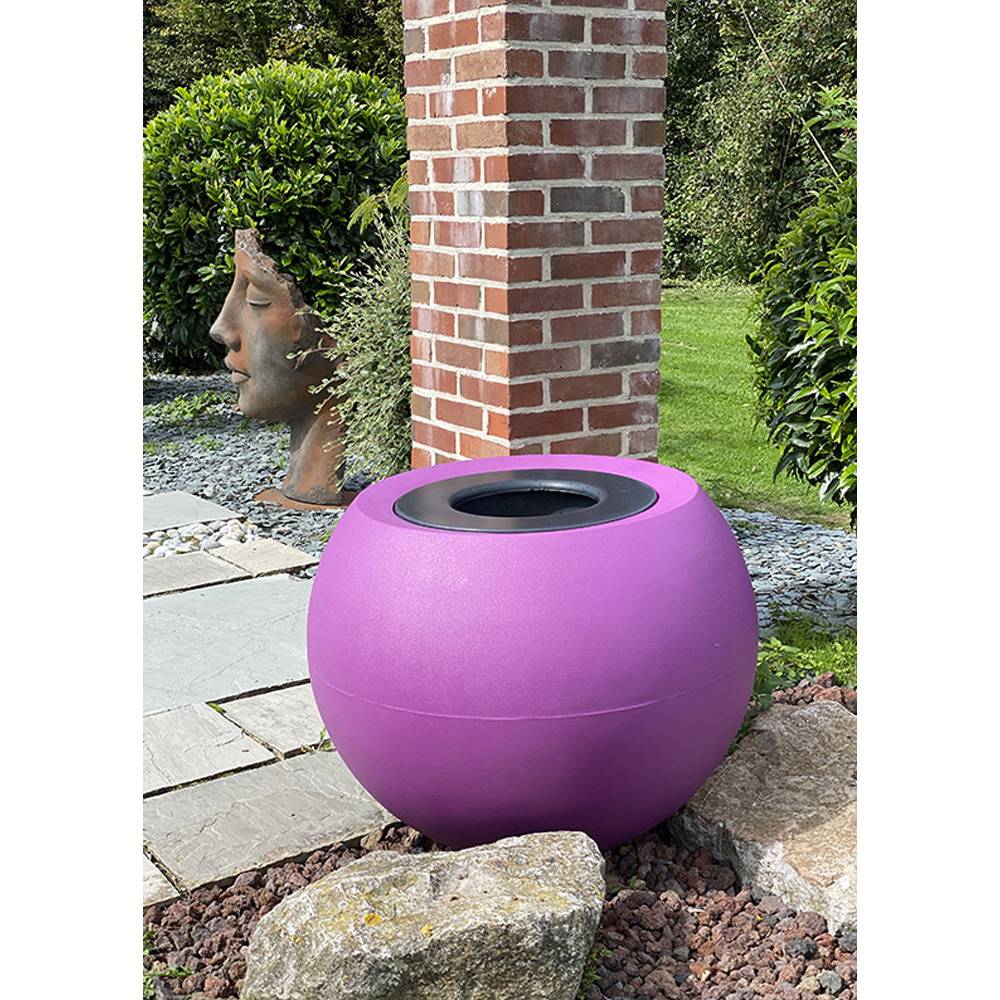 Plast'Up Rotomoulage - Pots de fleurs sphérique xxl speranza 325l-lot de 2 - Image 3