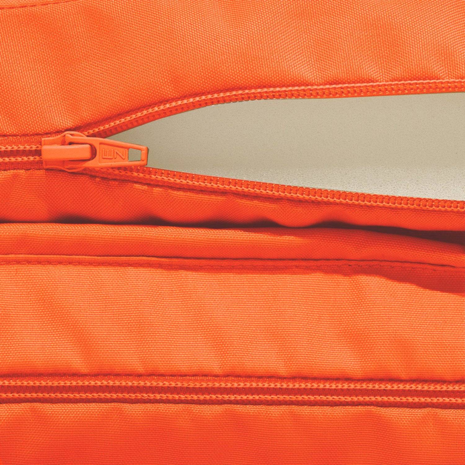 Coussin pour transat déhoussable 185x55x4cm orange - Déco arts - Image 7