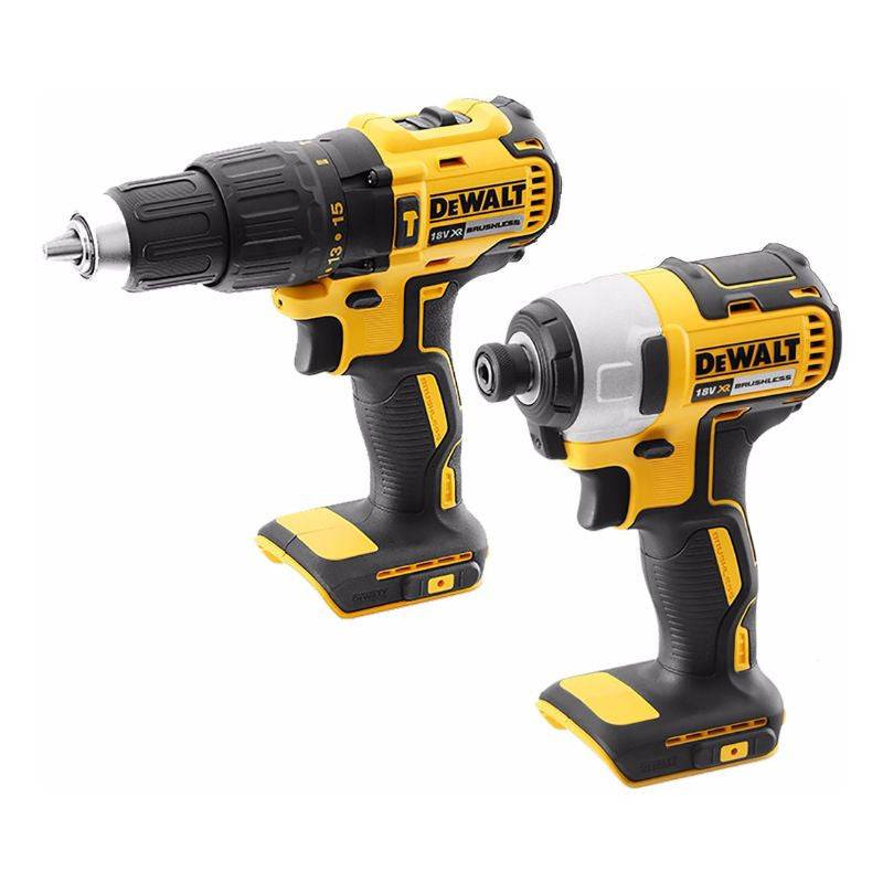 Pack 2 outils DEWALT DCK2060D2T-QW : Perceuse visseuse à percussion et visseuse à choc 18V Li-Ion avec coffret et 2 batteries 2,0 Ah Dewalt - Image 3