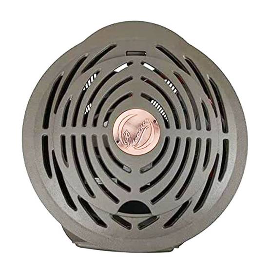 Universal - Poêle à gaz Fonte véritable 3,4KW Marron Effet feu Miel Provence UNIVERSAL - Image 7