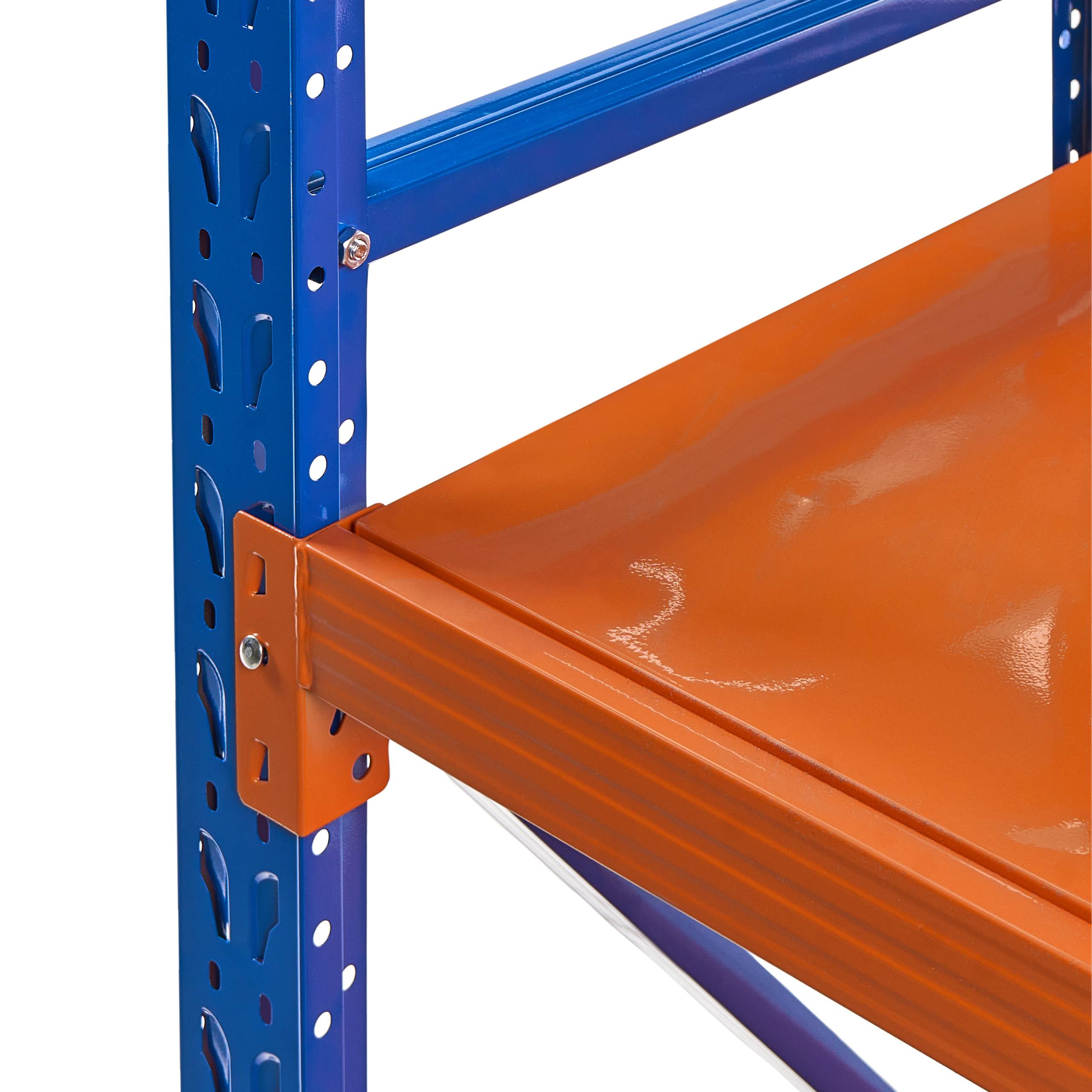 Beliani - Meuble de rangement Acier Orange FIUGGI - 200x60x200- Beliani - Image 6