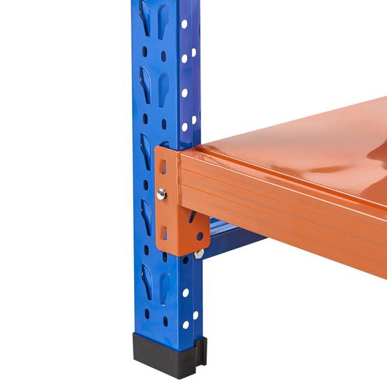 Beliani - Meuble de rangement Acier Orange FIUGGI - 200x60x200- Beliani - Image 7