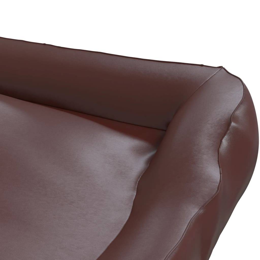Vidaxl - Lit pour chien Marron 105x80x25 cm Similicuir vidaXL 171245 - Image 7